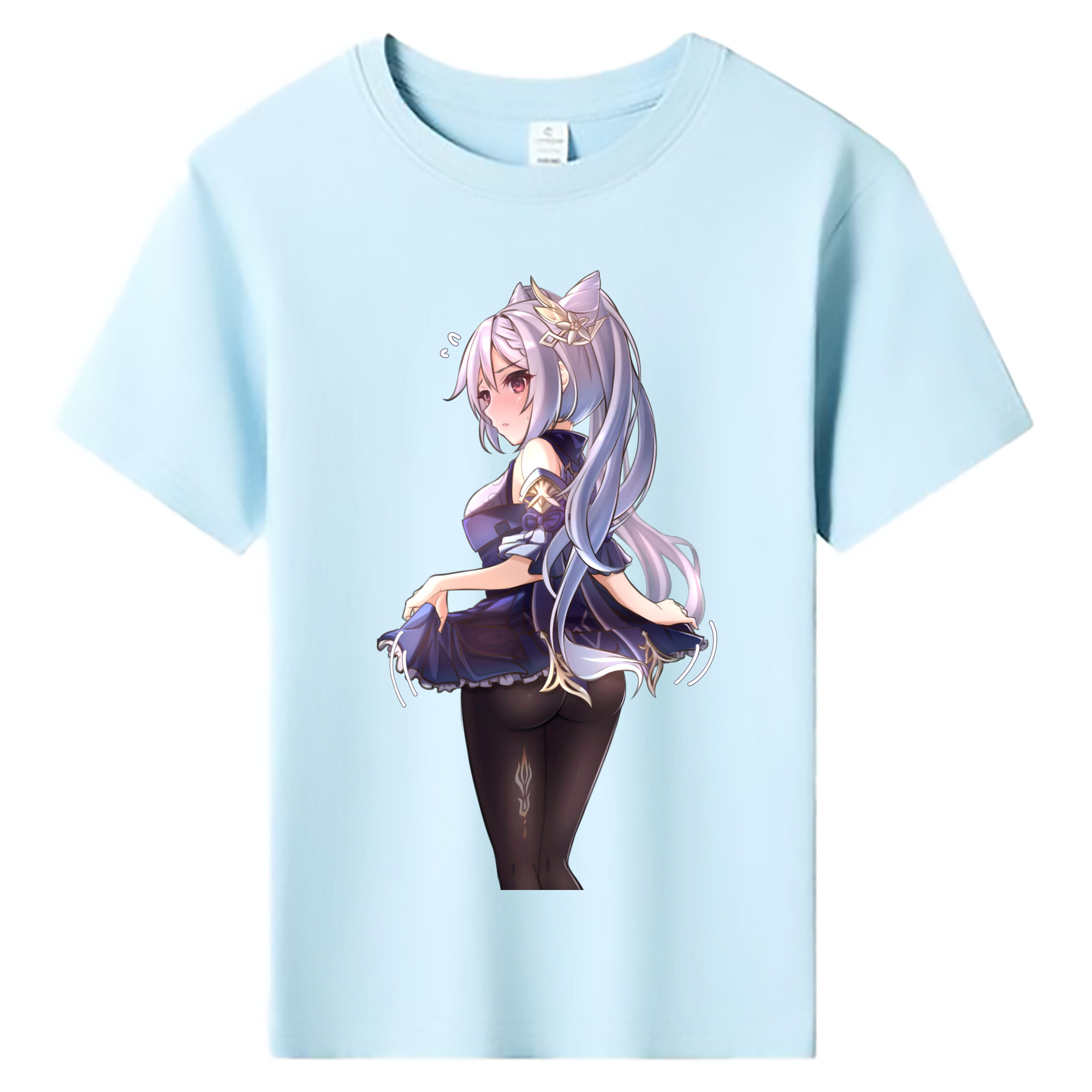げんし神 刻晴 こくせい genshin Kokusei 綿100％キッズTシャツ（フロントプリント）